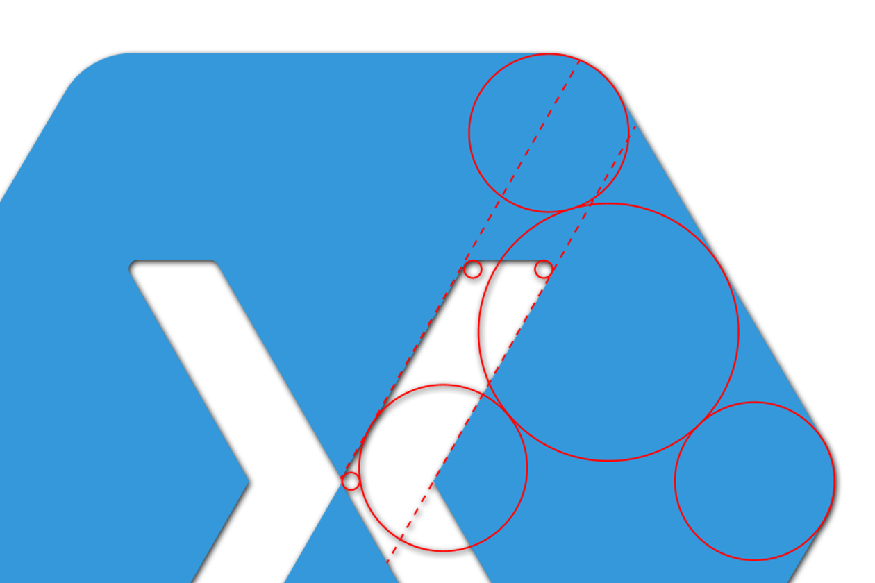 Xamarin Logo rounded corners